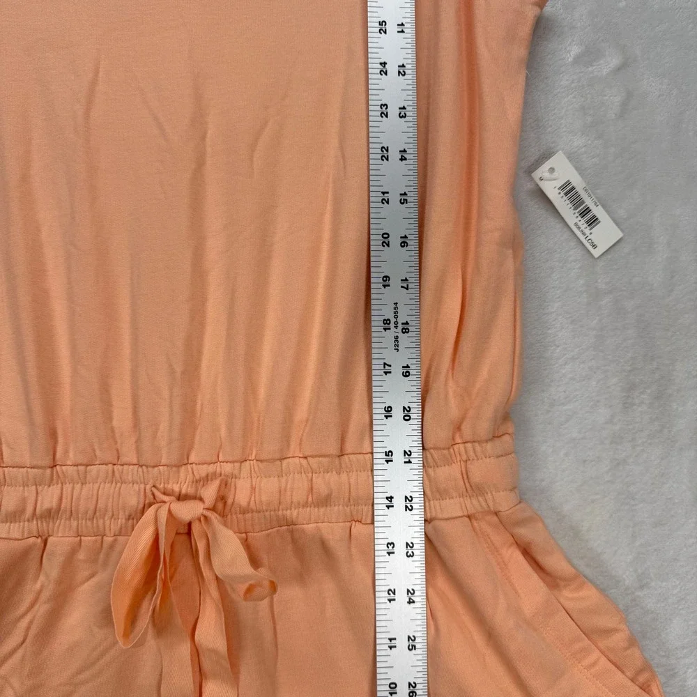 Daily Ritual‎ Romper Drawstring Waist Sleeveless Casual Jumpsuit Size M